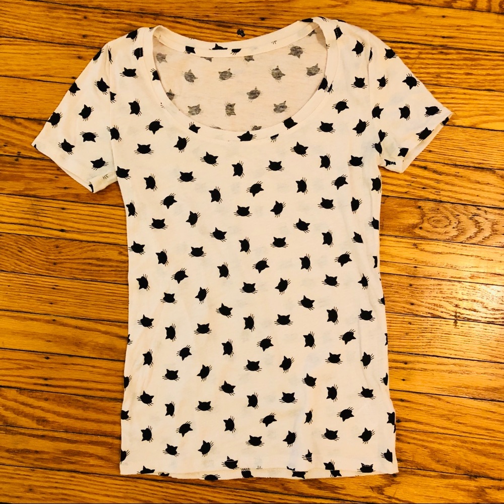 ❌SOLD❌UO Kitty Cat Tee By BDG